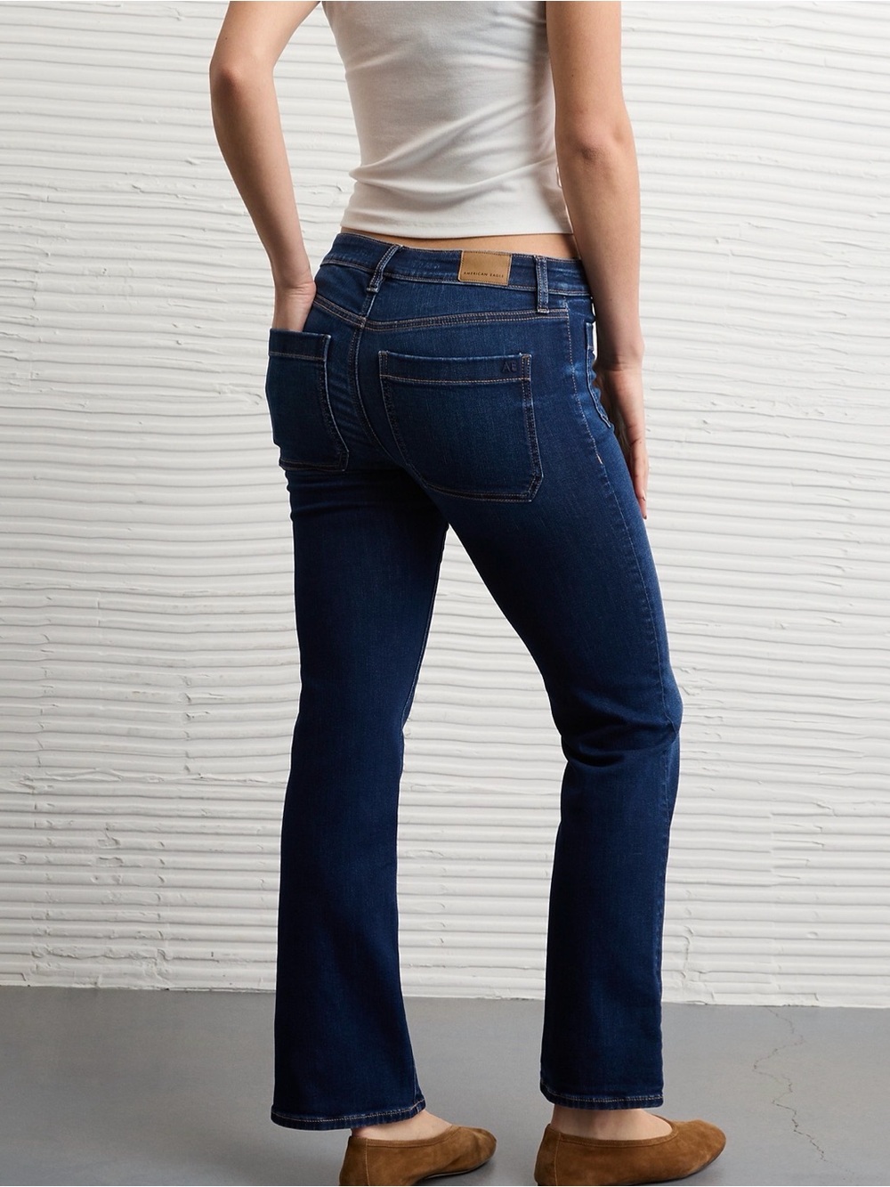 American Eagle Outfitters Skinny Kick Crop Jeans - Picture 2 of 2
